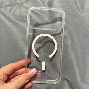 Clear Phone Case with MagSafe Ring